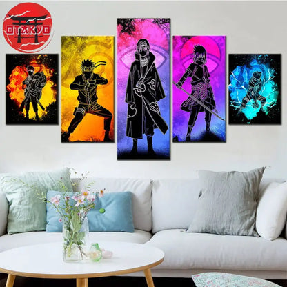 Canvas Gaara & Naruto & Itachi & Sasuke - Naruto Shippuden™
