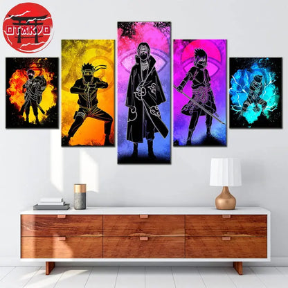 Canvas Gaara & Naruto & Itachi & Sasuke - Naruto Shippuden™