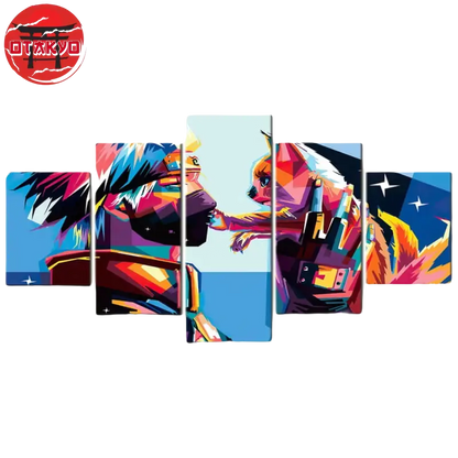 Canvas Kakashi x Kurama Pop Art - Naruto Shippuden™