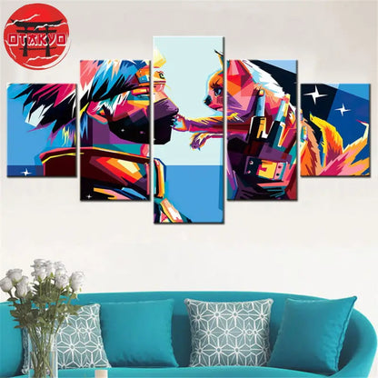 Canvas Kakashi x Kurama Pop Art - Naruto Shippuden™