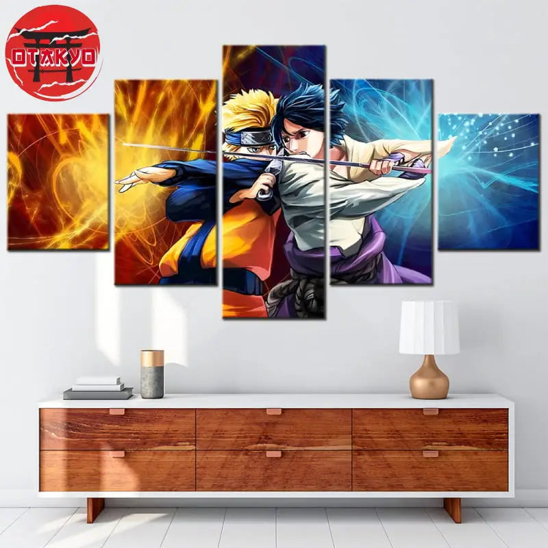 Canvas Naruto and Sasuke Battle - Naruto Shippuden™