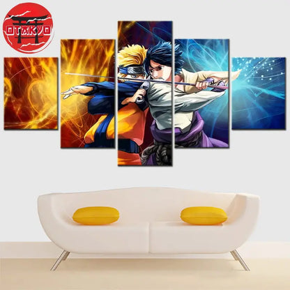 Canvas Naruto and Sasuke Battle - Naruto Shippuden™