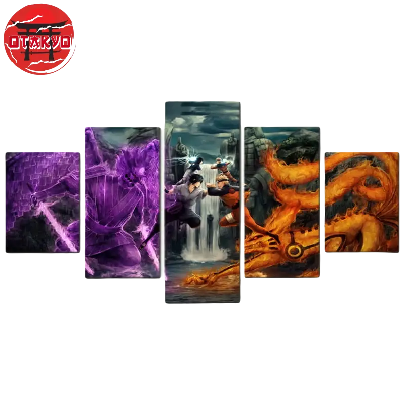 Canvas Naruto vs Sasuke Valley of the End - Naruto Shippuden™