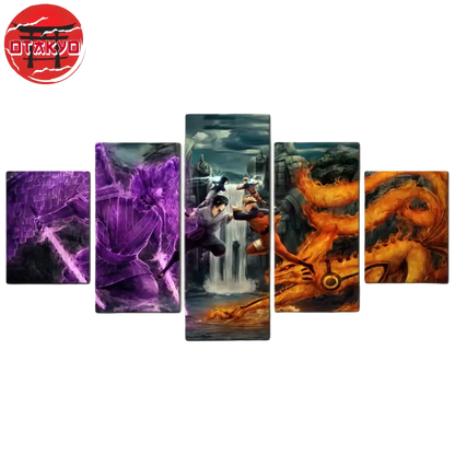 Canvas Naruto vs Sasuke Valley of the End - Naruto Shippuden™