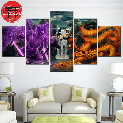 Canvas Naruto vs Sasuke Valley of the End - Naruto Shippuden™