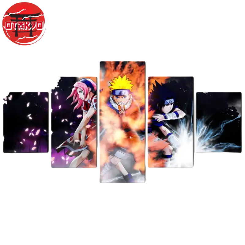 Canvas Panel Team 7 Signature Attack - Naruto Shippuden™