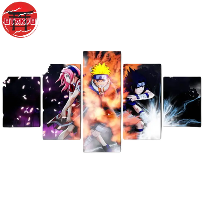 Canvas Panel Team 7 Signature Attack - Naruto Shippuden™