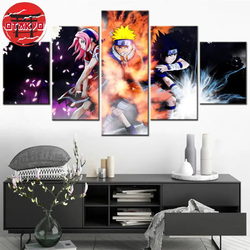 Canvas Panel Team 7 Signature Attack - Naruto Shippuden™