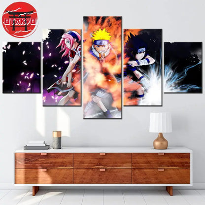 Canvas Panel Team 7 Signature Attack - Naruto Shippuden™