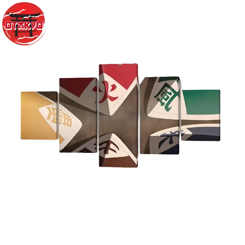 Canvas Print Five Nations - Naruto Shippuden™