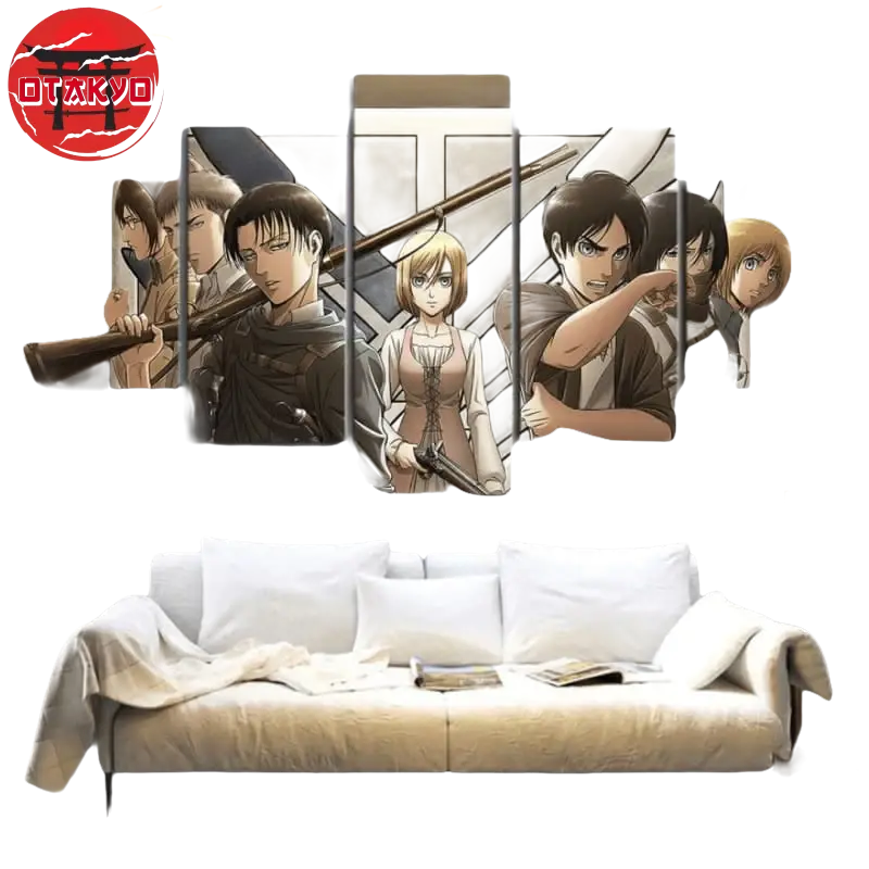 Canvas Print Historia and Her Friends - Attack on Titan™