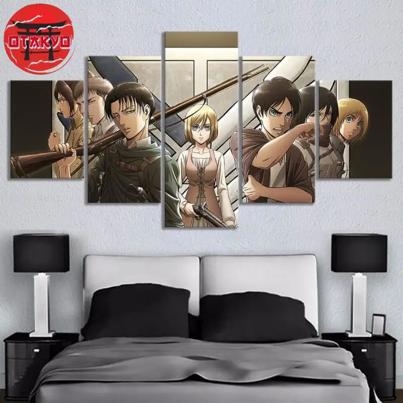 Canvas Print Historia and Her Friends - Attack on Titan™