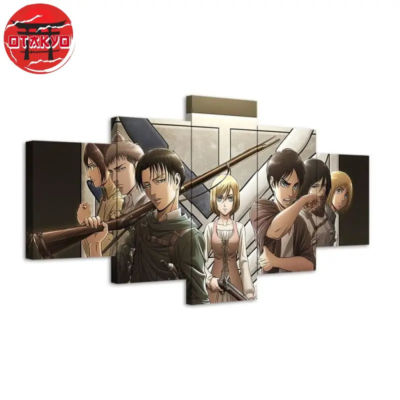 Canvas Print Historia and Her Friends - Attack on Titan™