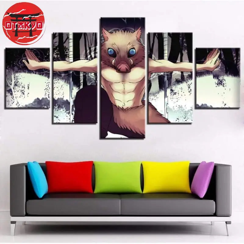 Canvas Print Inosuke Hashibira - Demon Slayer™