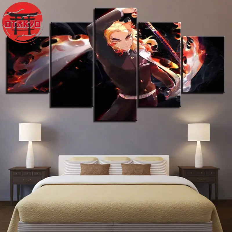 Canvas Print Kyojuro Rengoku - Demon Slayer™