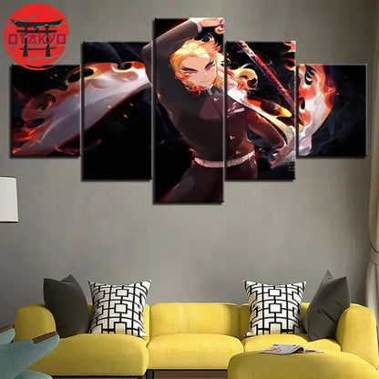 Canvas Print Kyojuro Rengoku - Demon Slayer™