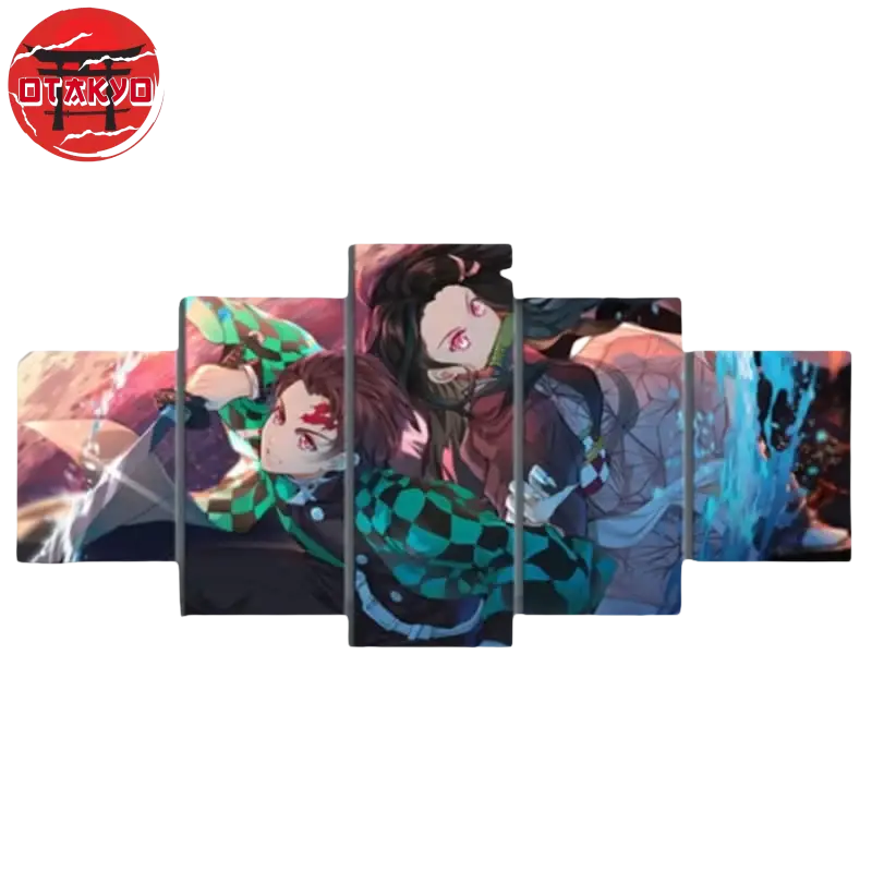 Canvas Print Nezuko and Tanjiro - Demon Slayer™