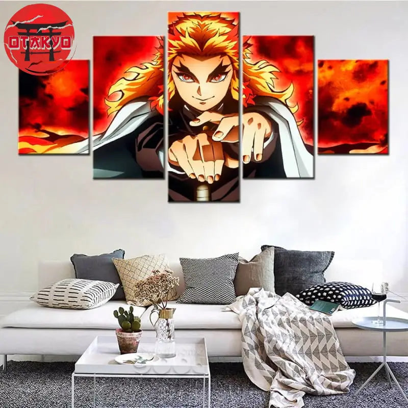 Canvas Print Rengoku - Demon Slayer™