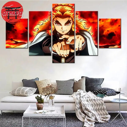 Canvas Print Rengoku - Demon Slayer™