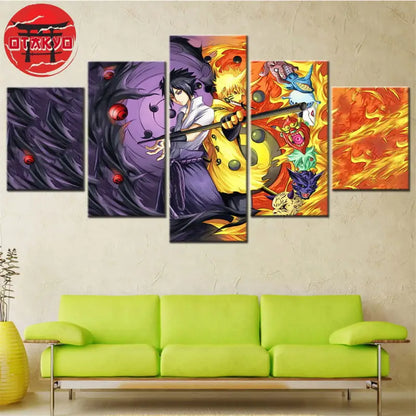 Canvas Sasuke and Naruto Sage Rikudo - Naruto Shippuden™