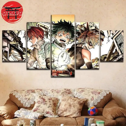 Canvas Shoto, Izuku and Bakugo - My Hero Academia™