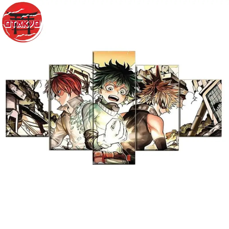 Canvas Shoto, Izuku and Bakugo - My Hero Academia™