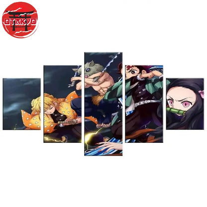 Canvas Tanjiro, Nezuko, Zenitsu and Inosuke - Demon Slayer™
