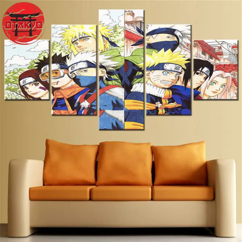 Canvas Team 7 1st and 2nd Generation - Naruto Shippuden™
