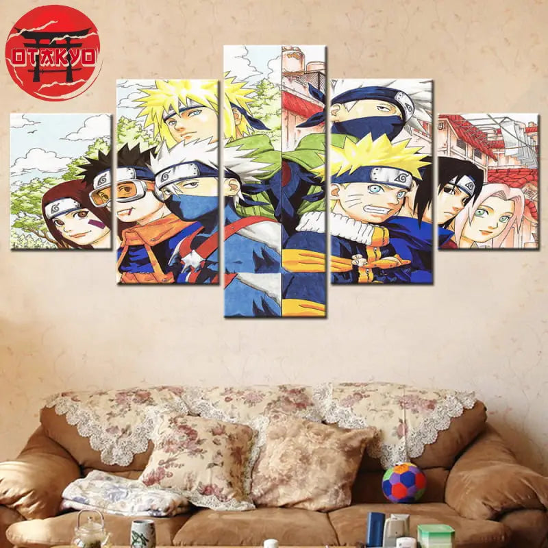 Canvas Team 7 1st and 2nd Generation - Naruto Shippuden™