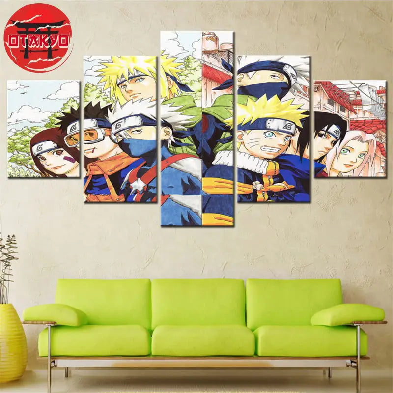 Canvas Team 7 1st and 2nd Generation - Naruto Shippuden™