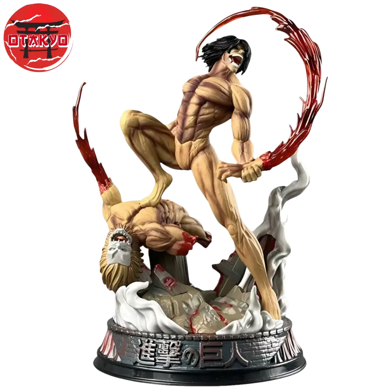 Figure Assaulting Titan vs Jaw Titan - Attack on Titan™