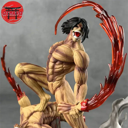 Figure Assaulting Titan vs Jaw Titan - Attack on Titan™