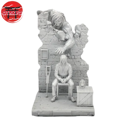 Figure Resin Armored Titan and Eren Jaeger - Attack on Titan™