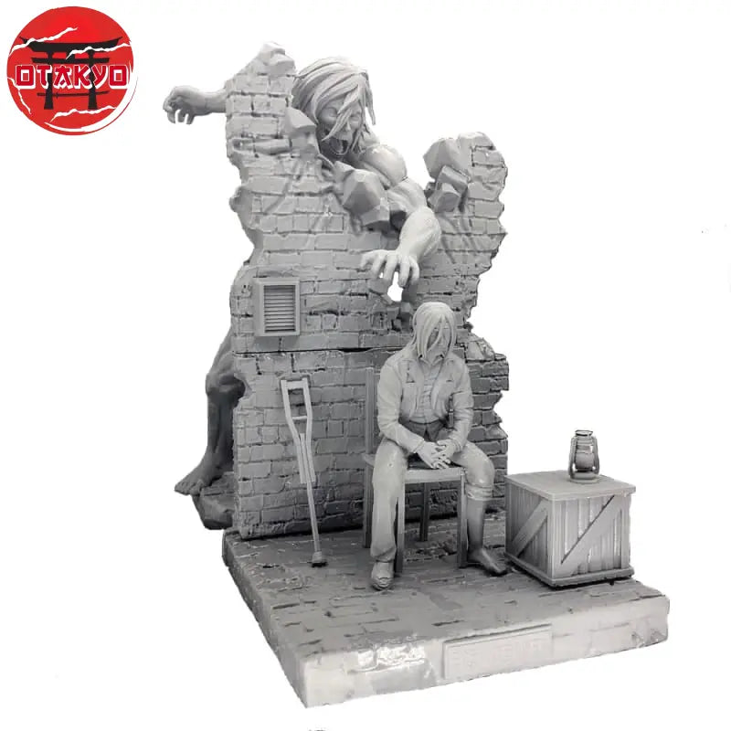 Figure Resin Armored Titan and Eren Jaeger - Attack on Titan™