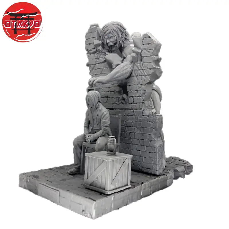 Figure Resin Armored Titan and Eren Jaeger - Attack on Titan™