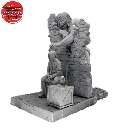 Figure Resin Armored Titan and Eren Jaeger - Attack on Titan™