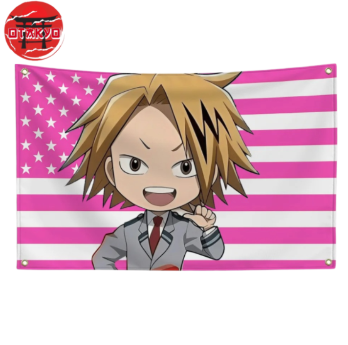 Flag Denki Kaminari "Chibi Student Style" - My Hero Academia™