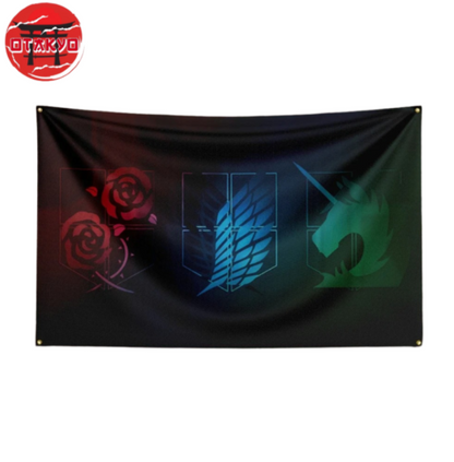 Flag Emblems of the Three Brigades - Attack on Titan™