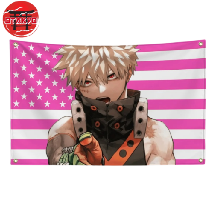 Flag Katsuki Bakugo "Heroic Explosion" – My Hero Academia™