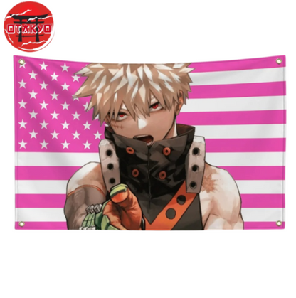 Flag Katsuki Bakugo "Heroic Explosion" – My Hero Academia™