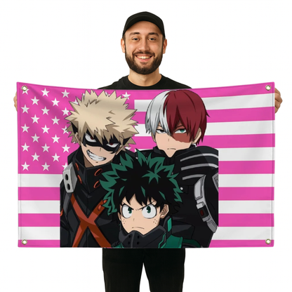 Flag "Trio of Heroes" – My Hero Academia™
