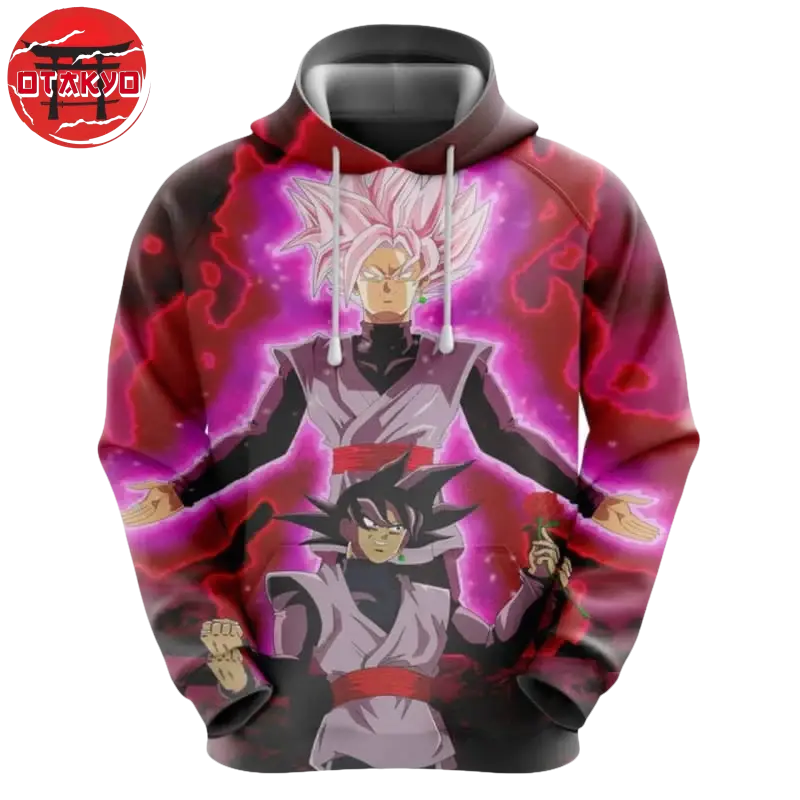 Hoodie Black Goku "Pink" - Dragon Ball Z™