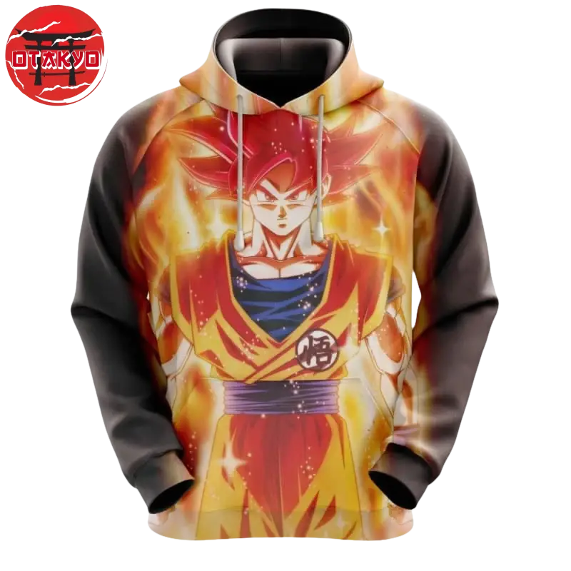 Hoodie Goku "Super Saiyan God" - Dragon Ball Z™