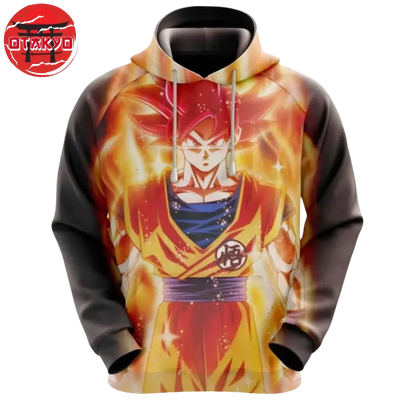 Hoodie Goku "Super Saiyan God" - Dragon Ball Z™