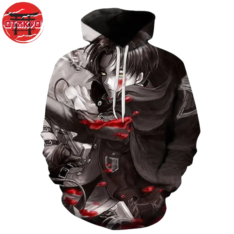 Hoodie Levi "Blood" - Attack on Titan™