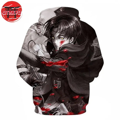 Hoodie Levi "Blood" - Attack on Titan™