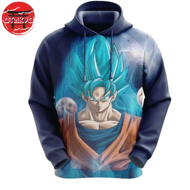 Hoodie Son Goku "Super Saiyan Blue" - Dragon Ball Z™