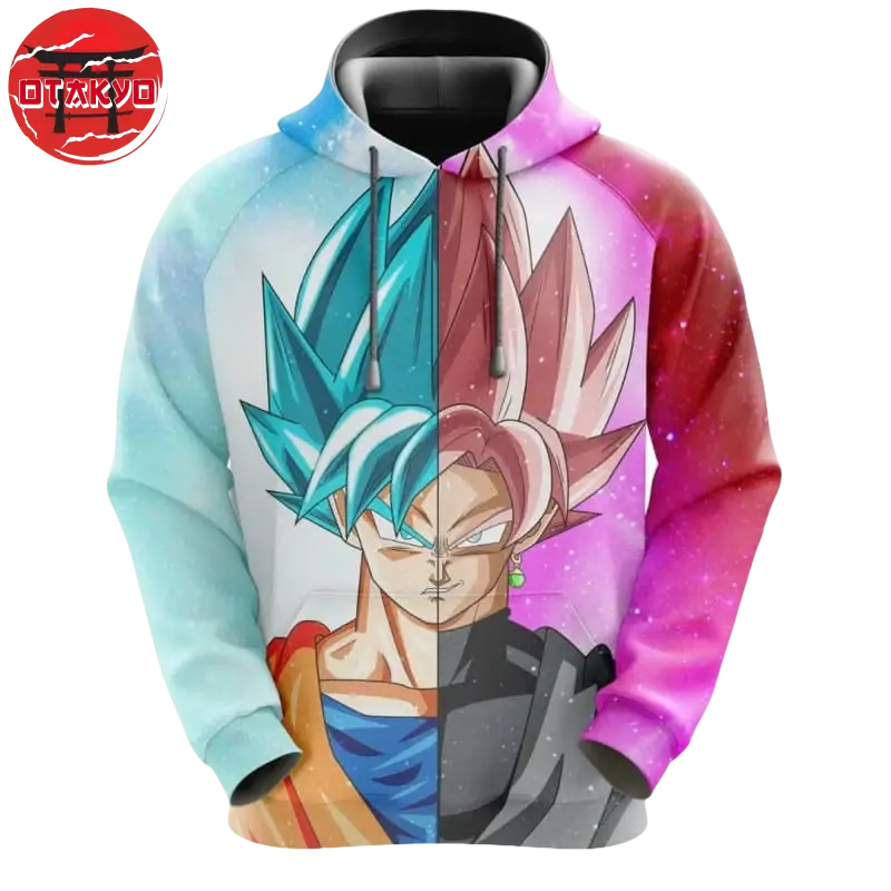 Hoodie Son Goku "Super Saiyan Blue / Pink" - Dragon Ball Z™