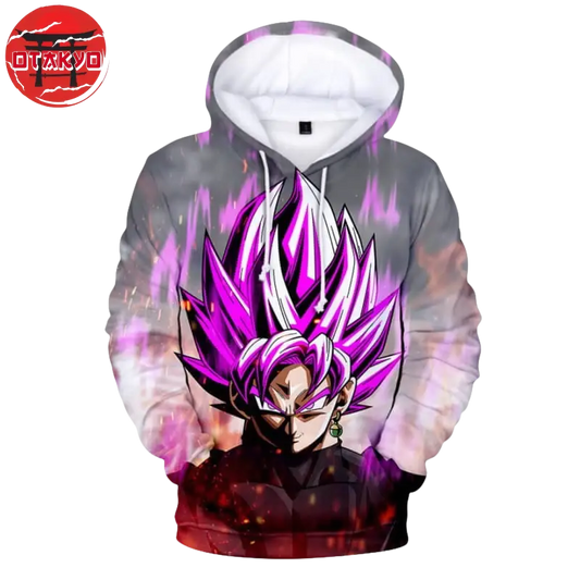 Hoodie "Super" Black Goku - Dragon Ball Z™