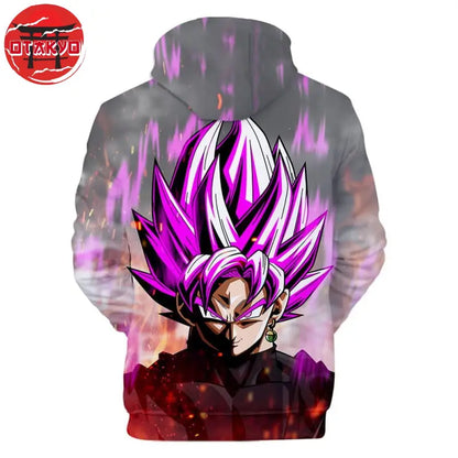 Hoodie "Super" Black Goku - Dragon Ball Z™